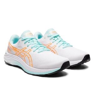ASICS Women's GEL-Excite 9 athletic shoes white/orange pop 8